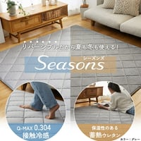赤ちゃん ベビー ラグマット キルティング マット ラグ コットン ラグマット 滑り止め付 絨毯 マット ラグ カーペット おしゃれ ラグ 秋 冬 ウォッシャブル 洗えるラグ リビング グレー アイ