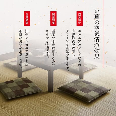 座布団 クッション 座布団 ブロック 55×55cm 5枚組