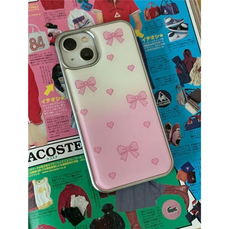Ribbon Pixel Two-tone Silver Epoxy Case