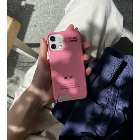 Hope Pink Card Hard Case