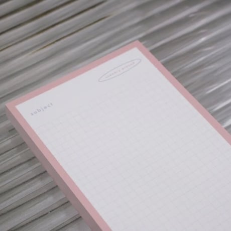 Heyday B5 half memo pad
