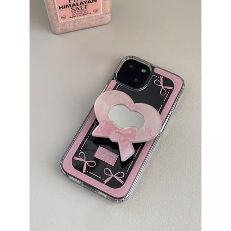 Heart Shaped Ribbon Mirror Tok