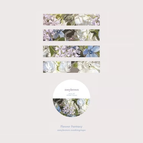 FLOWER FANTASY masking tape