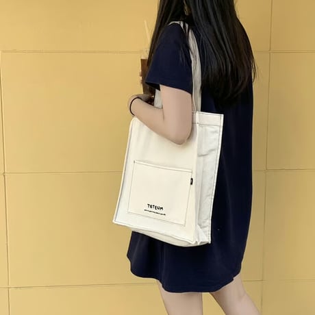 NAVY STITCH BAG
