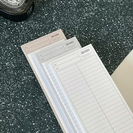More Basic B5 Half Memo Pad