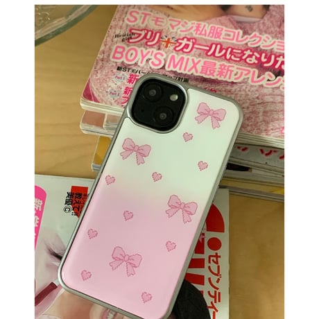 Ribbon Pixel Two-tone Silver Epoxy Case