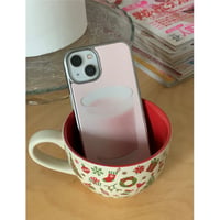 Strawberry milk silver epoxy case