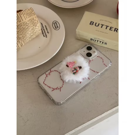 Red Heartbeat Jelly Hard Case
