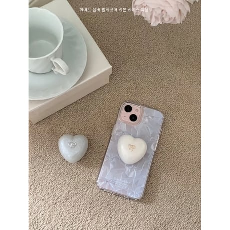 White Gold Heart Chocolate Tok