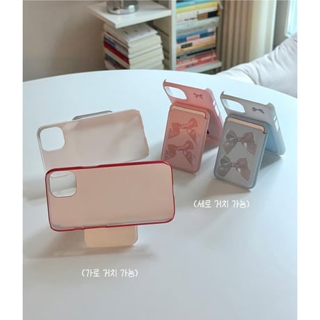 Mini Ribbon MagSafe Hard Case Pink