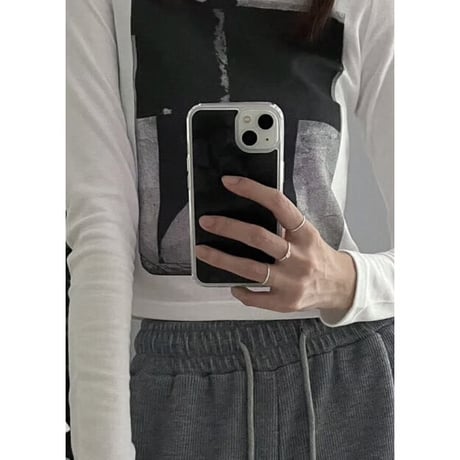 Black Crumpled Paper Jelly Hard Case