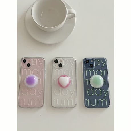 Modern Color Jelly Hard Case white