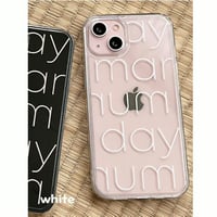 Modern Color Jelly Hard Case white