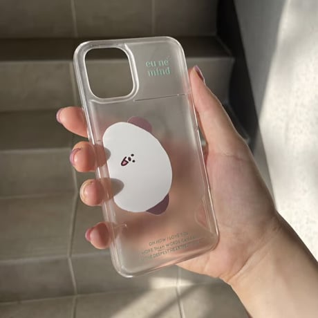 【our store stock】card poket clear hard case atori