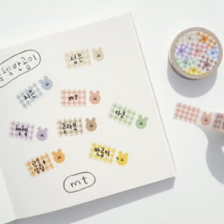 check bear masking tape
