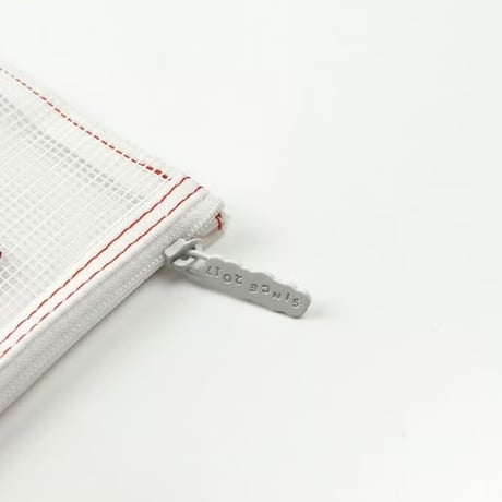 RED POINT MESH POUCH MEDIUM