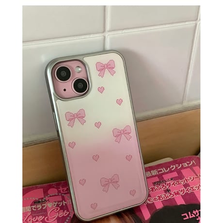 Ribbon Pixel Two-tone Silver Epoxy Case