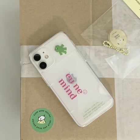 【our store stock】card poket clear hard case james
