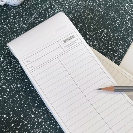 More Basic B5 Half Memo Pad