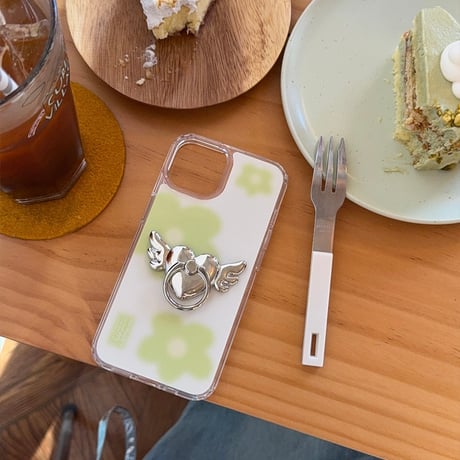 Blue And Acal Flower Gel Hard Case