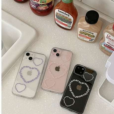 [Still in Stock] Heart Beat Jelly Hard Case White