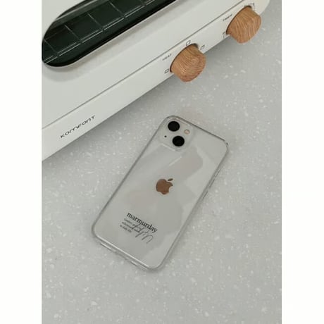[Still in Stock] Simple Logo Jelly Hard Case