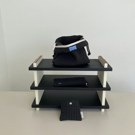 [Clam正規販売店] string pouch Soft black