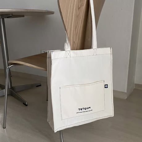 NAVY STITCH BAG
