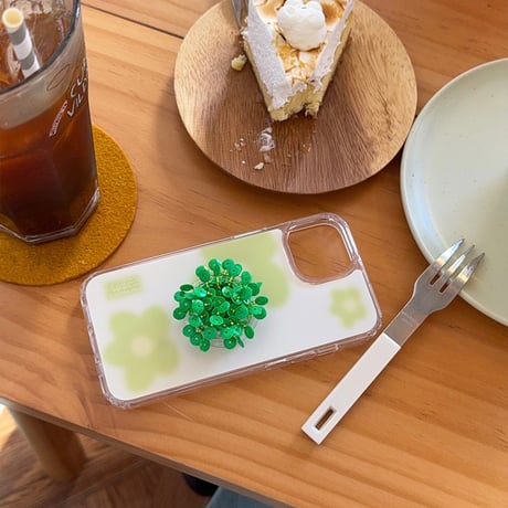 Blue And Acal Flower Gel Hard Case