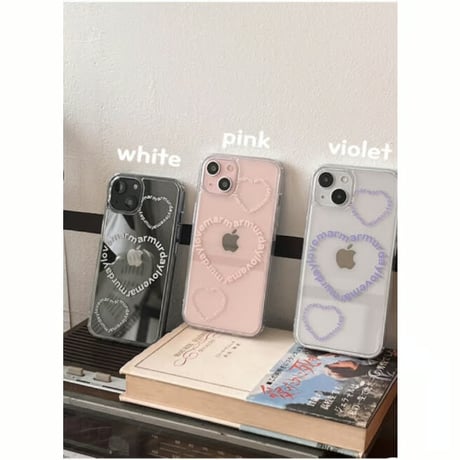 Heart Beat Jelly Hard Case Pink
