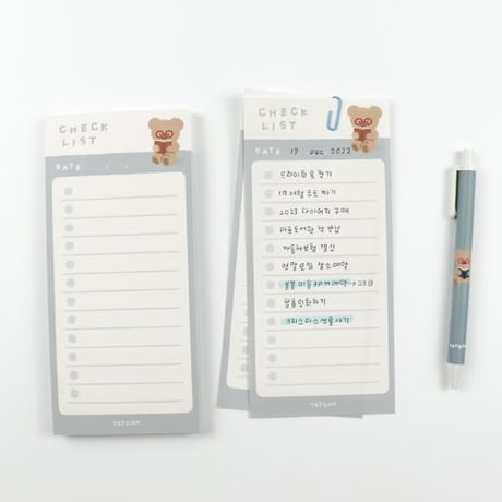 LONG MEMO PAD