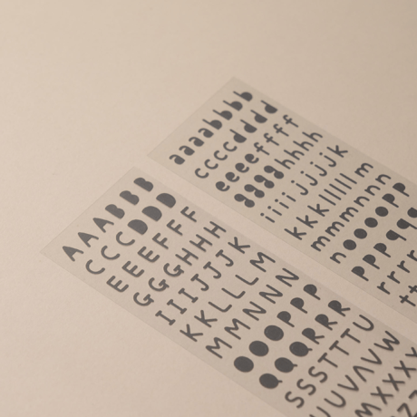 Alphabet Sticker Set