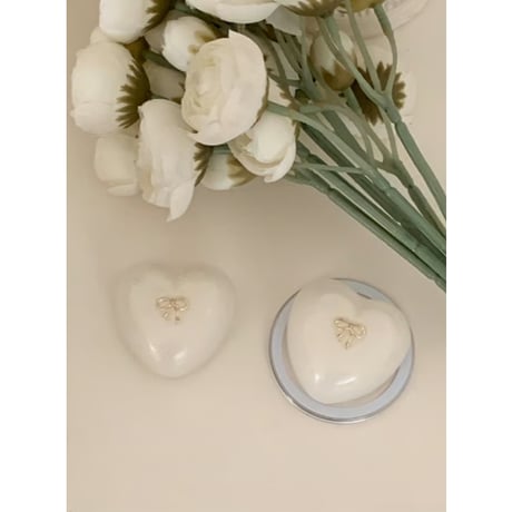 White Gold Heart Chocolate Tok