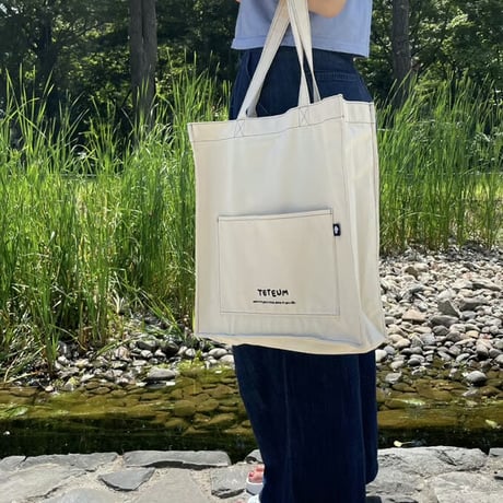 NAVY STITCH BAG