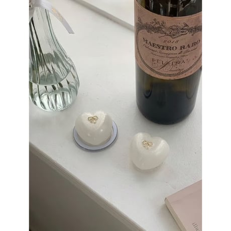 White Gold Heart Chocolate Tok