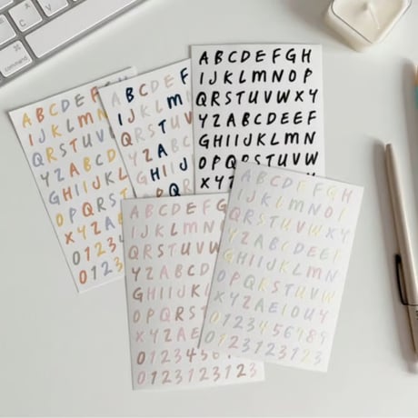 alphabet sticker