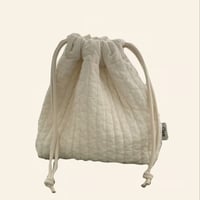 [Clam正規販売店] string pouch Soft cream