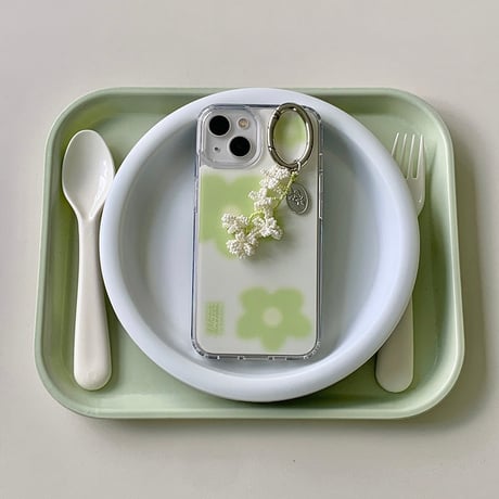 Blue And Acal Flower Gel Hard Case