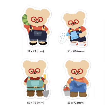 VEGGIE FARM STICKER PACK