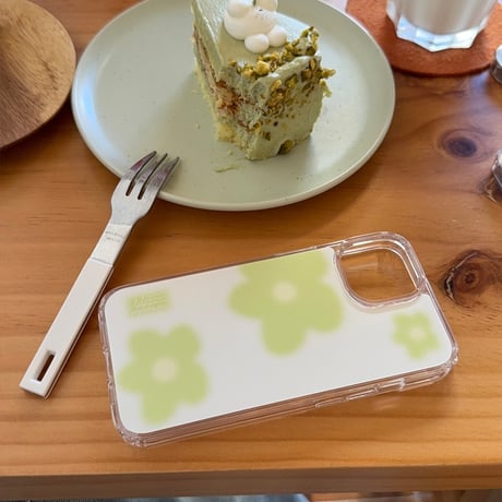 Blue And Acal Flower Gel Hard Case