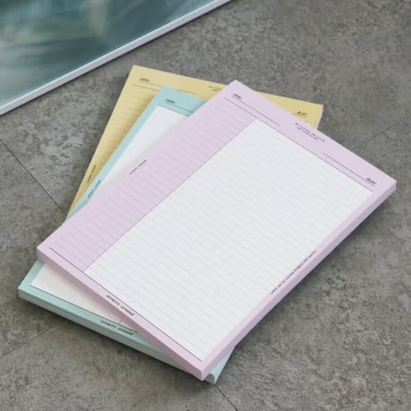 Butter B5 memo pad