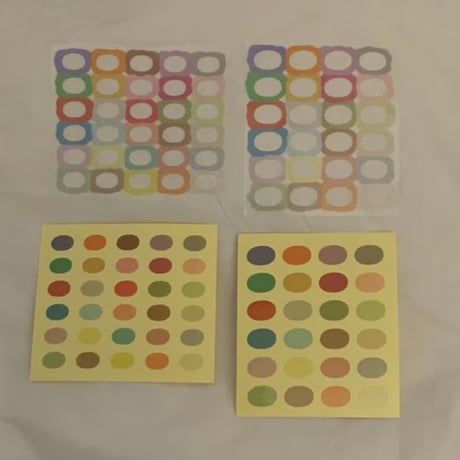 jelly bean sticker Lsize