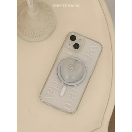 White Silver Heart Chocolate Tok