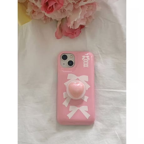 Glitter Heart Resin Grip Tok