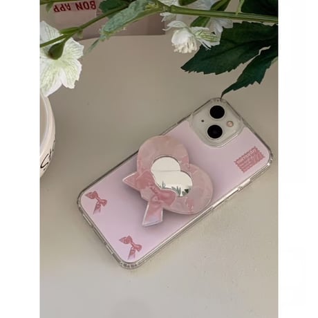 Heart Shaped Ribbon Mirror Tok