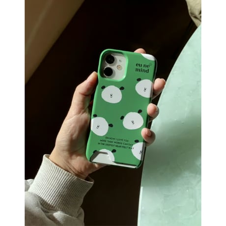 Bottom Card Case Vivid Amung Series Green