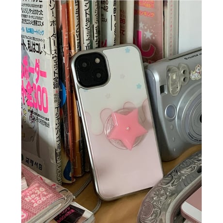 Starlight Cream Silver Epoxy Case White Cream