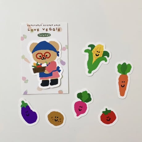 LOVE VEGGIE STICKER PACK