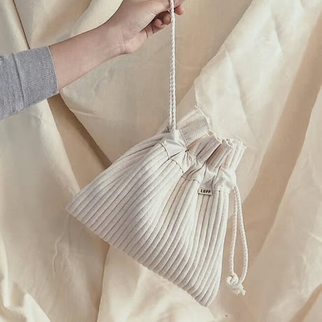 cotton pouch large