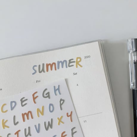 alphabet sticker